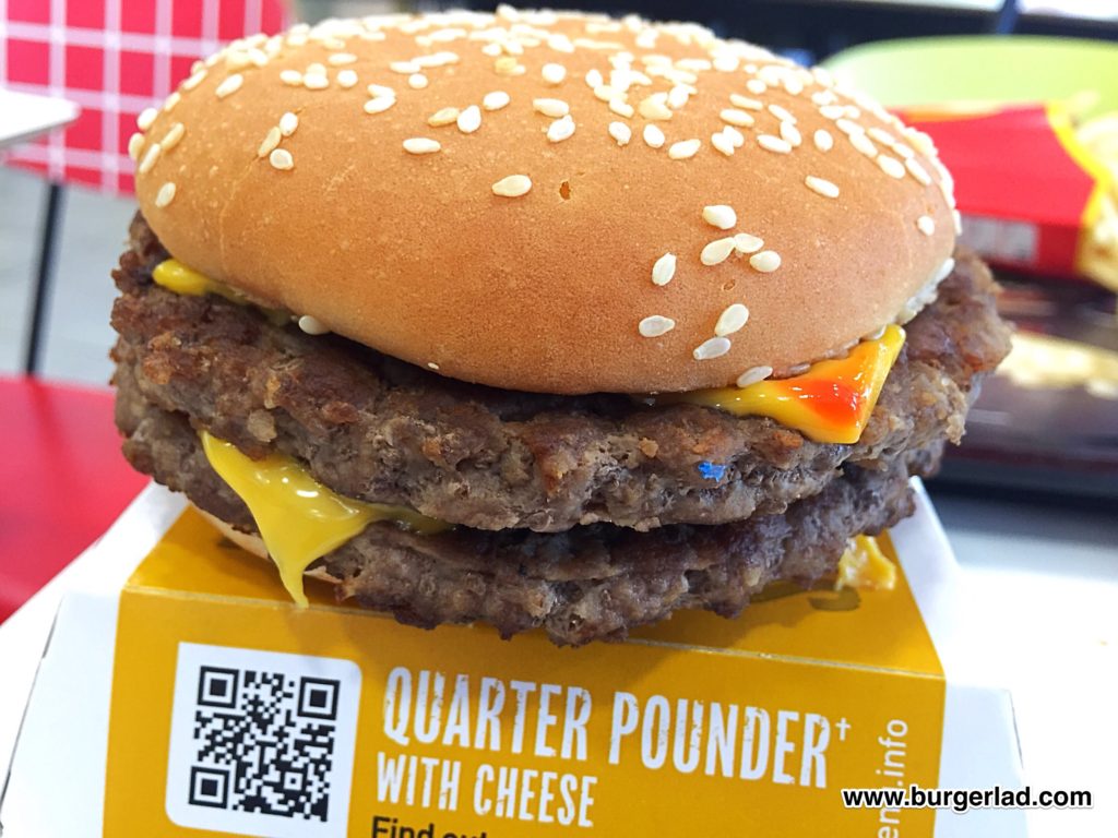McDonald's Double Quarter Pounder UK - Quarter Pounder ...
