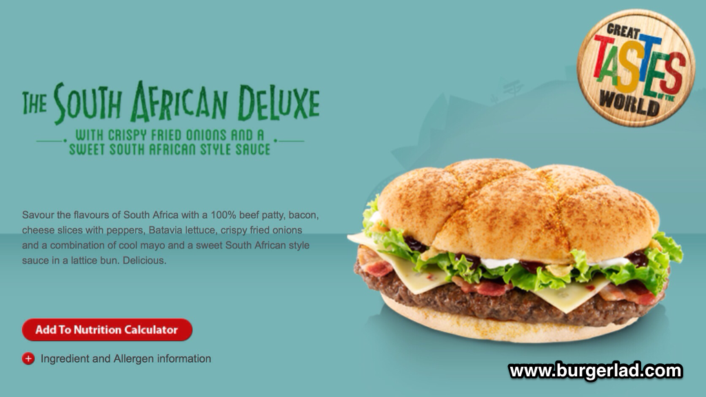 McDonald's South African Deluxe