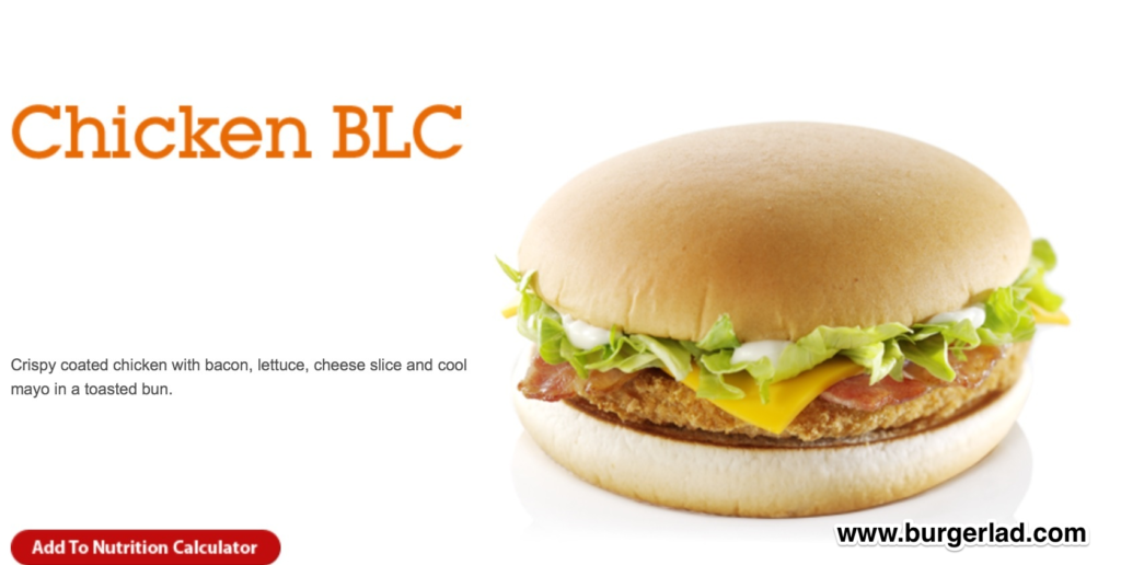 McDonald's Chicken BLC