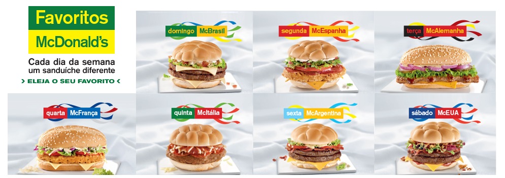 McDonald's World Cup Burgers 2014