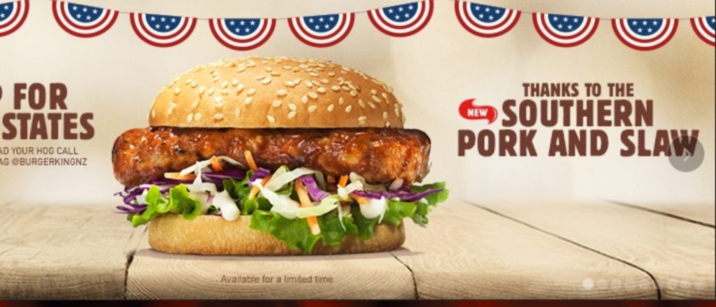 Burger King Southern Pork & Slaw
