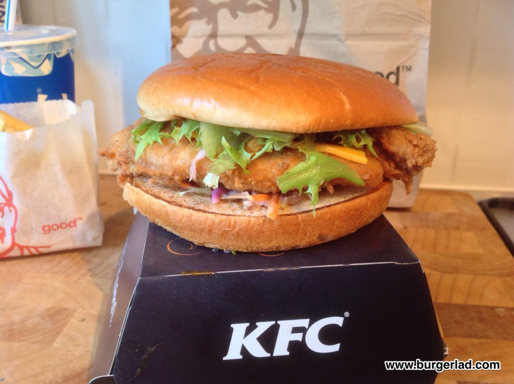 KFC Ultimate Pulled Chicken Burger