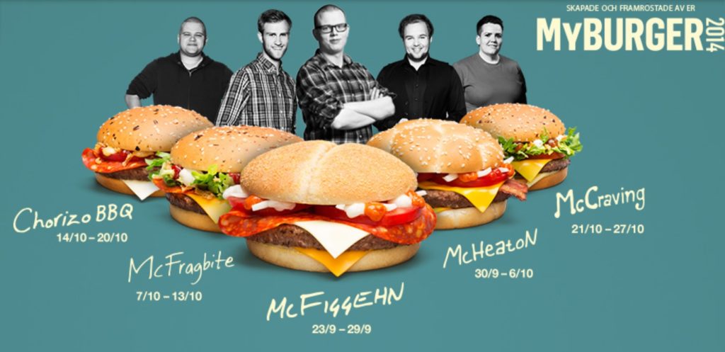 McD Sweden My Burger
