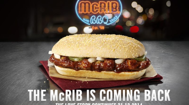McDonald's McRib UK