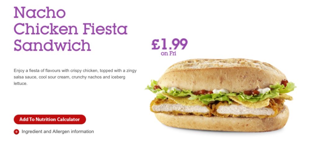 McDonald's Nacho Chicken Fiesta Sandwich