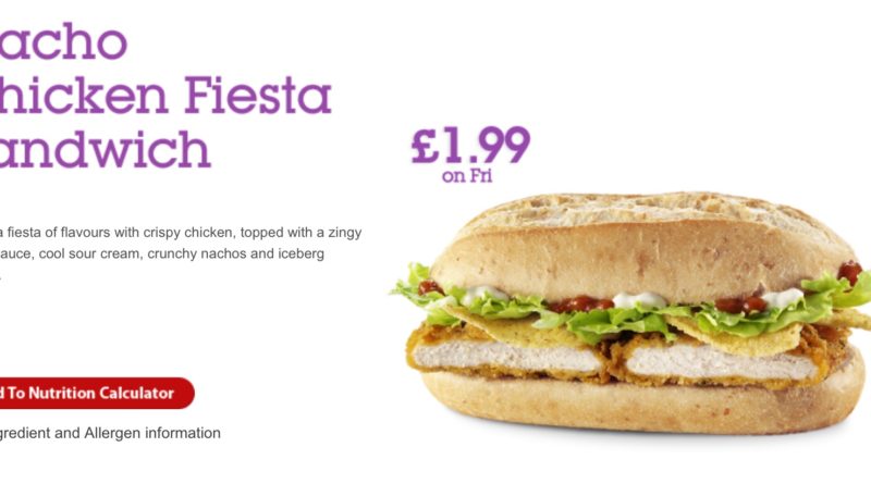 McDonald's Nacho Chicken Fiesta Sandwich