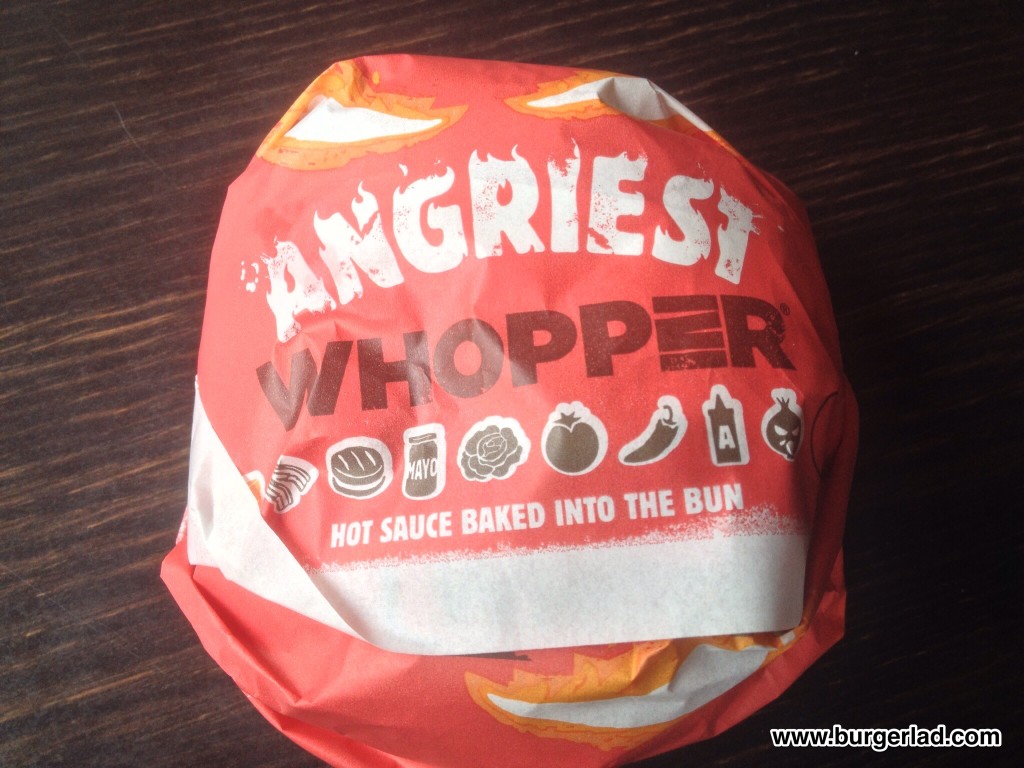 Burger King Angriest Whopper UK