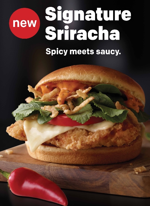 Signature Crafted Sriracha Sandwich