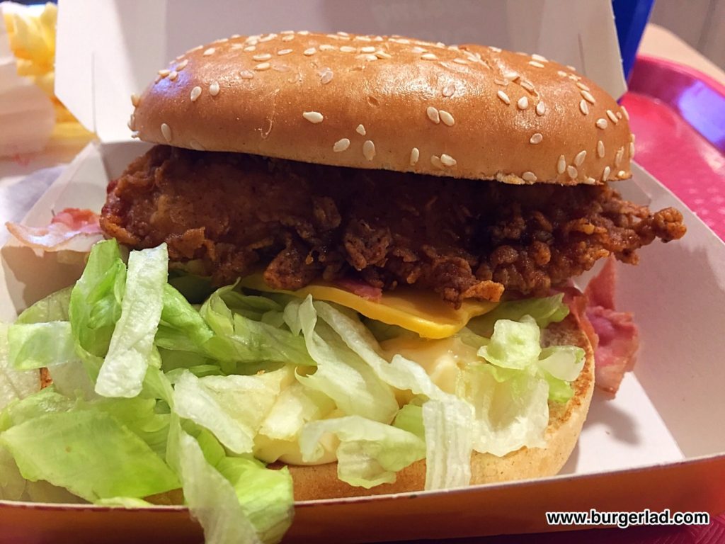 KFC Bacon & Cheese Burger