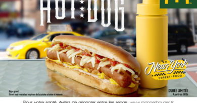 McDonald's New York Hot Dog