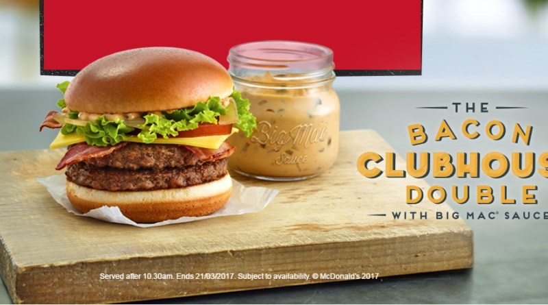 McDonald's Bacon Clubhouse Double