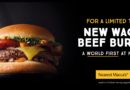 McDonald's Wagyu Beef Burger