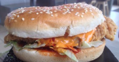 KFC Hottest Zinger Burger