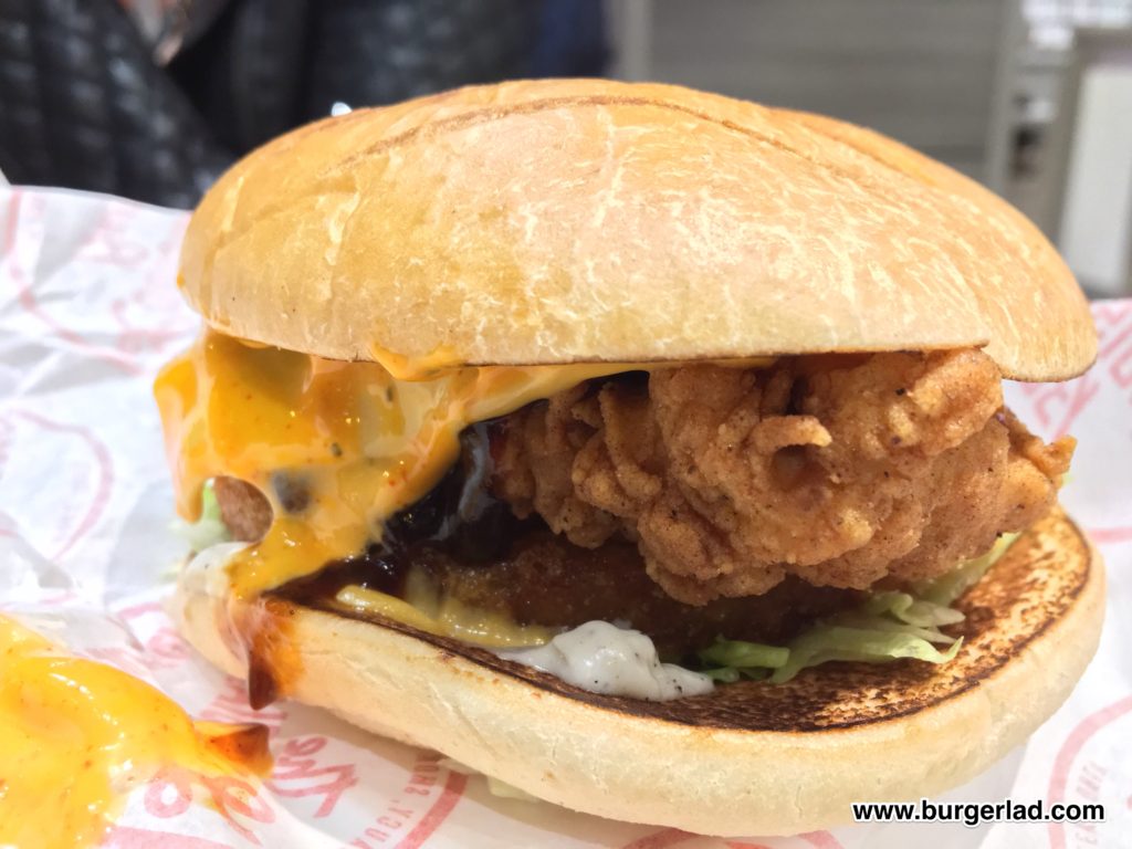 KFC Dirty Louisiana Burger