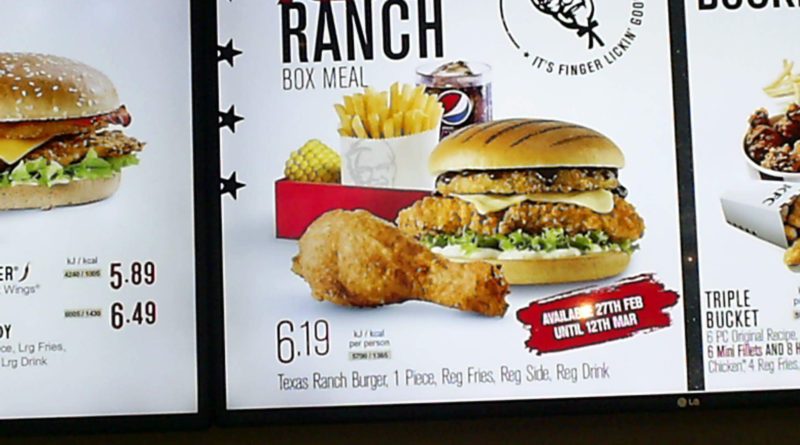 KFC Texas Ranch Box Meal