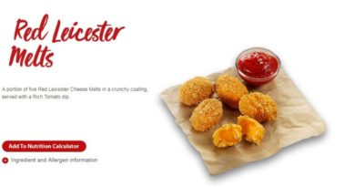 McDonald's Red Leicester Melts