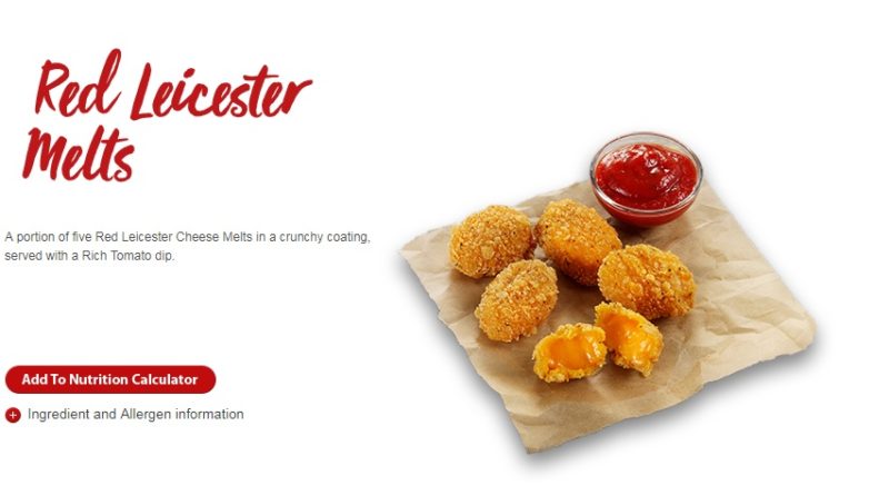 McDonald's Red Leicester Melts