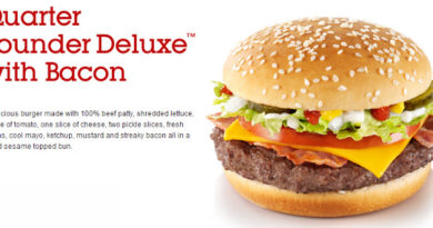 McDonald's Quarter Pounder Deluxe with Bacon