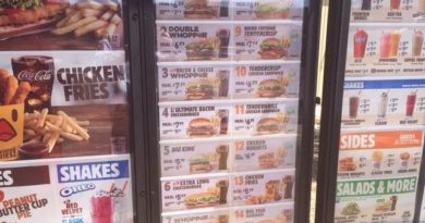 Burger King USA Prices