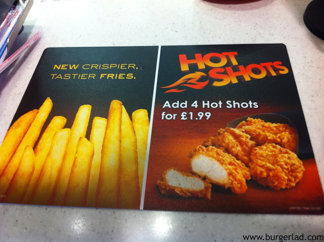 KFC Hot Shots Burger Box Meal