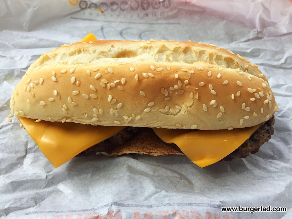 Burger King Long Chilli Cheese Burger