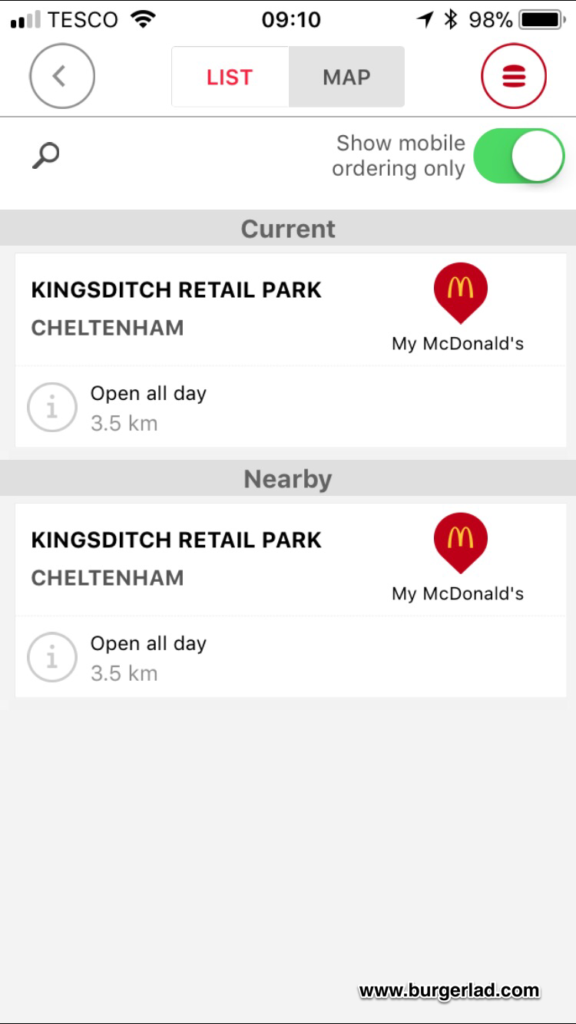 McDonald's Click and Collect