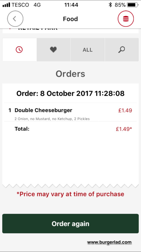 McDonald's Click and Collect