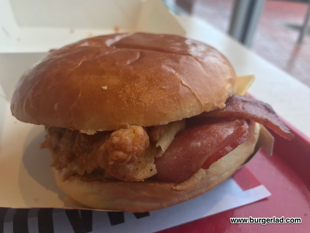 KFC Bacon Lovers Burger UK