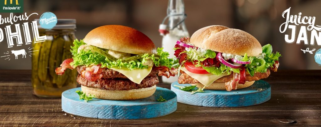 McDonald's Maestro Burgers - Austria - Fabulous Phil & Juicy Jane