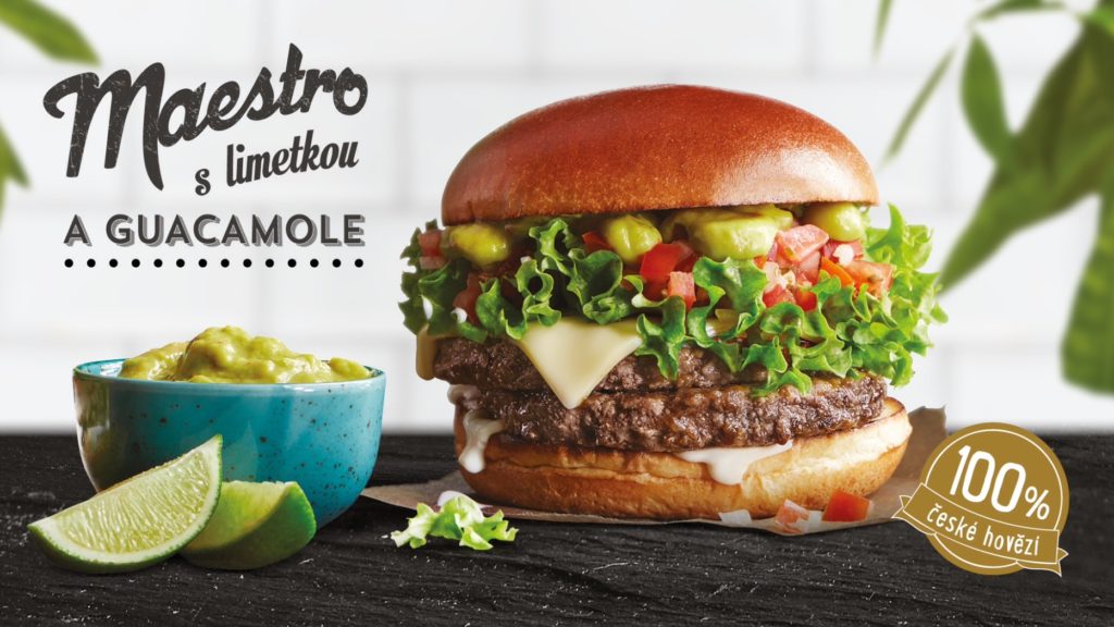 McDonald's Maestro Burgers - Czech Republic - Lime & Guacamole