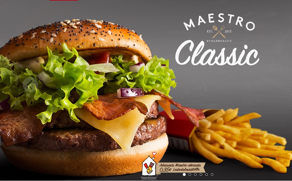 McDonald's Maestro Burgers - Finland - Classic