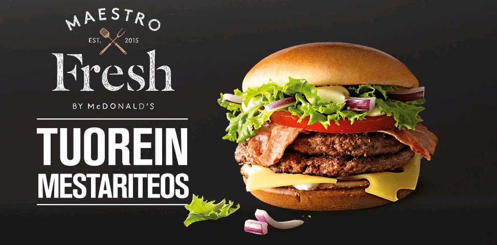 McDonald's Maestro Burgers - Finland - Fresh