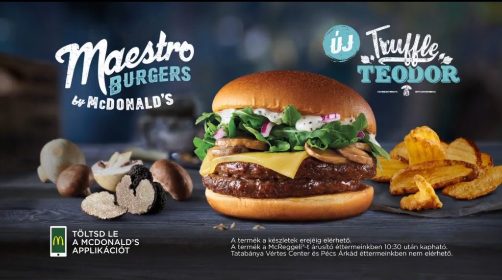 McDonald's Maestro Burgers - Hungary - Truffle Teodor