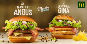 McDonald's Maestro Burgers - Malta - Master Angus & Generous Gina