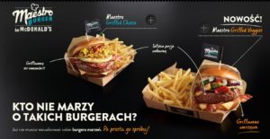 McDonald's Maestro Burgers - Poland - Grilled Veggies