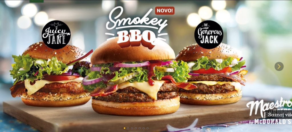 McDonald's Maestro Burgers - Serbia - Smokey BBQ