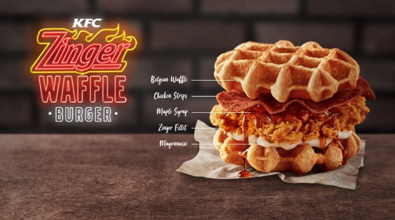 KFC Zinger Waffle Burger