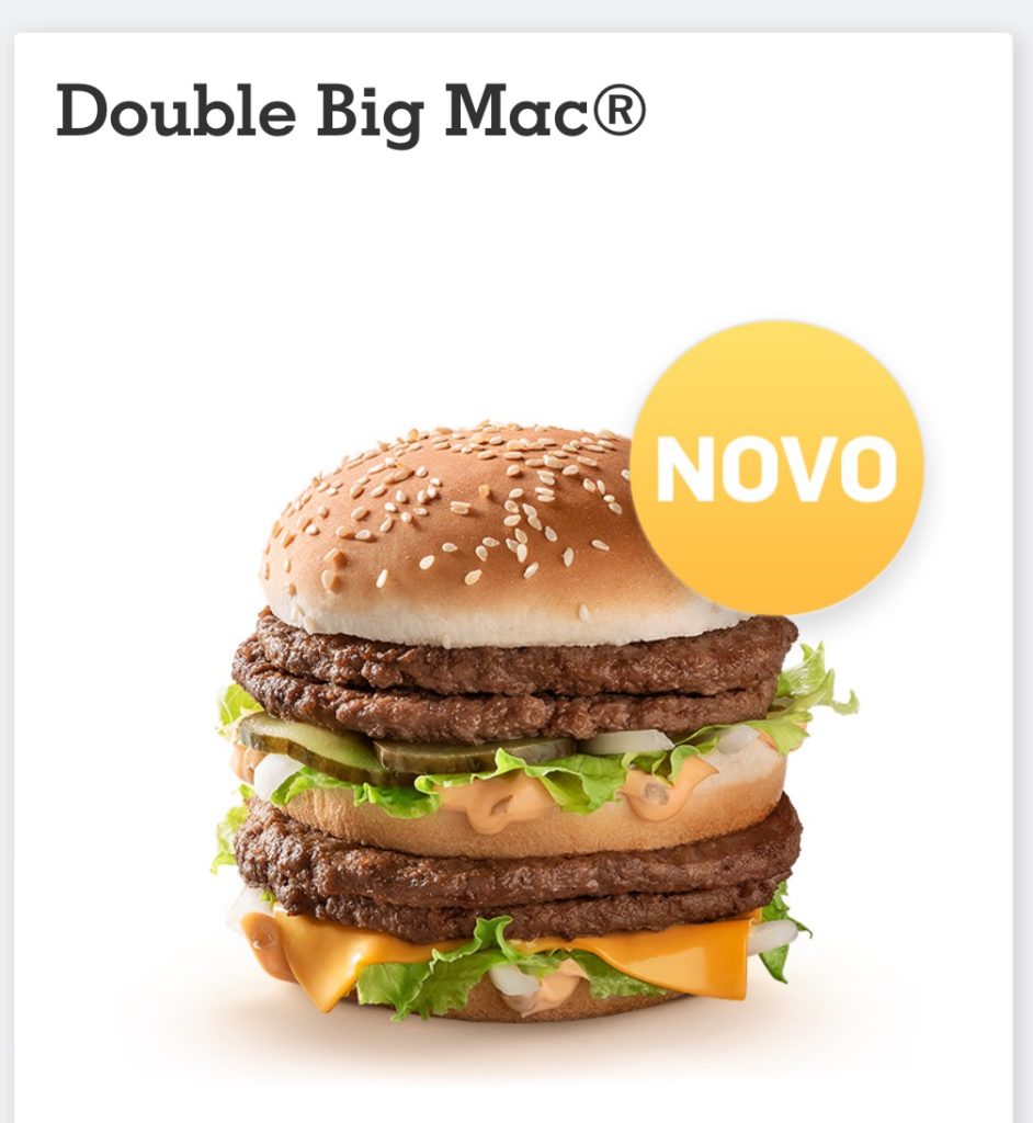 Double Big Mac - McDonald's Portugal