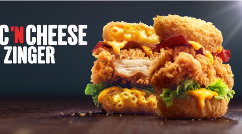 KFC Mac 'N Cheese Zinger