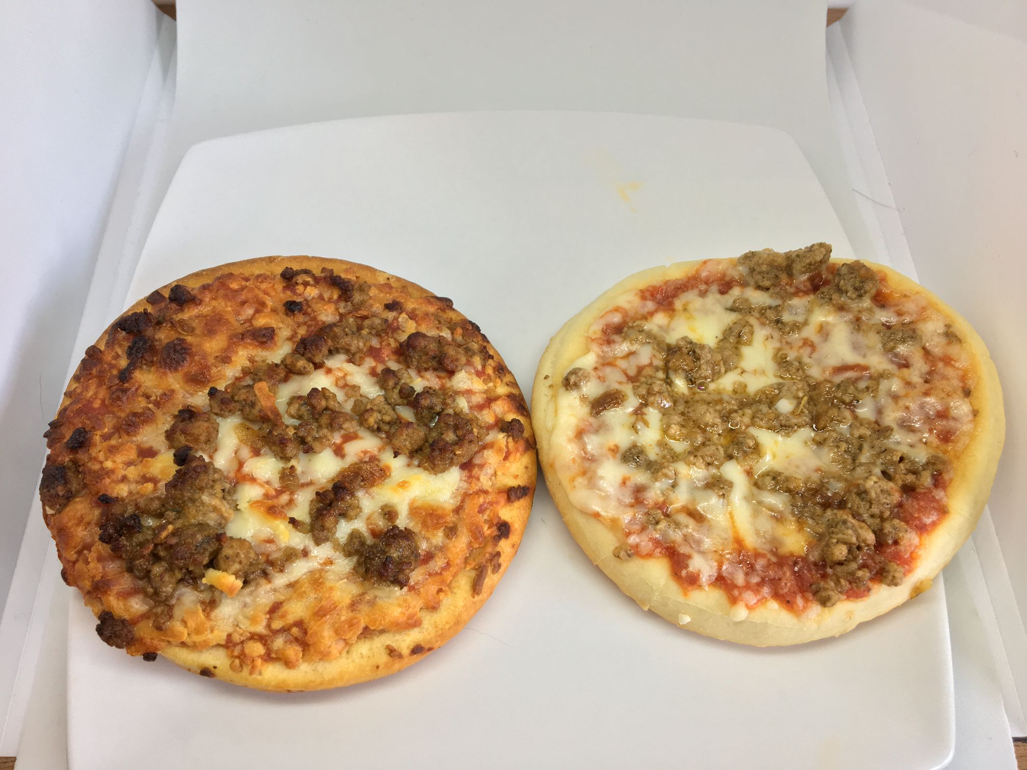 Tesco Bolognese Pizza Burgers