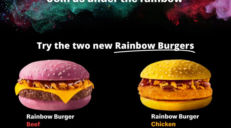 McDonald's Rainbow Burgers