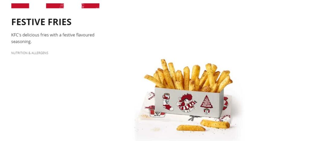 KFC Festive Fries