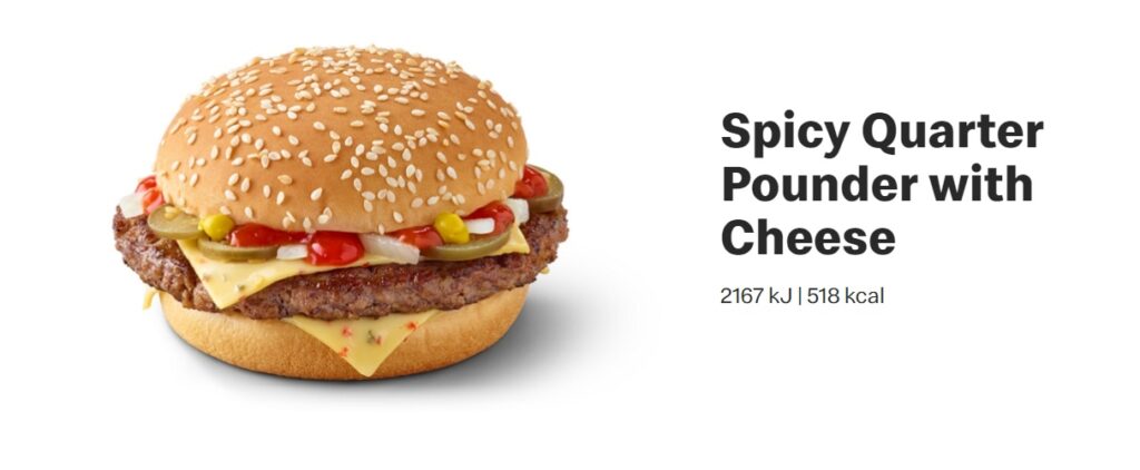 Spicy Quarter Pounder with Cheese